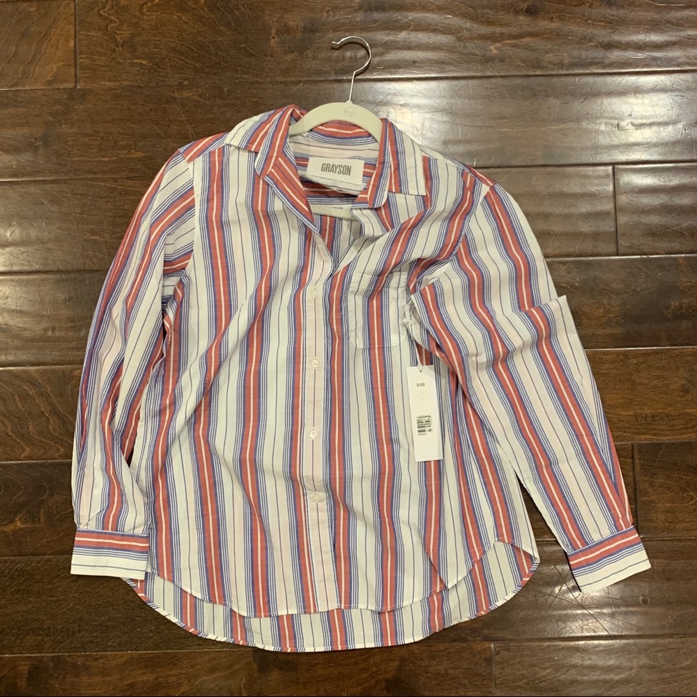 Grayson ‘The Hero’ Jasmine Striped Shirt
